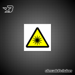 WW-12 Lazer Hazard Sign